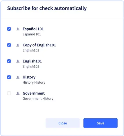 Easy PlagiarsimCheck integration setup in Google Classroom