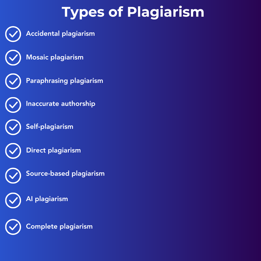 inaccurate authorship plagiarism