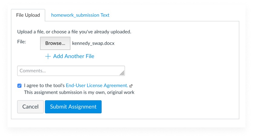 Canvas check for plagiarism