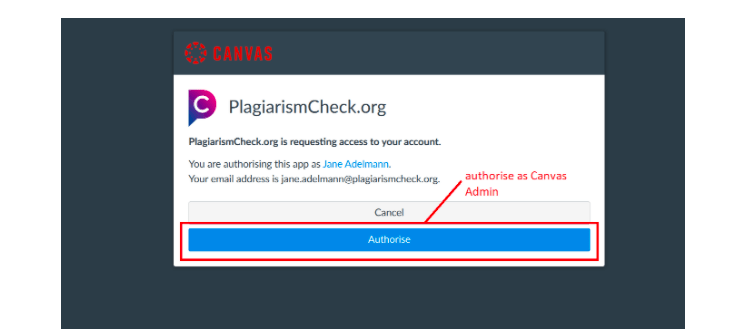 Check plagiarism in Canvas