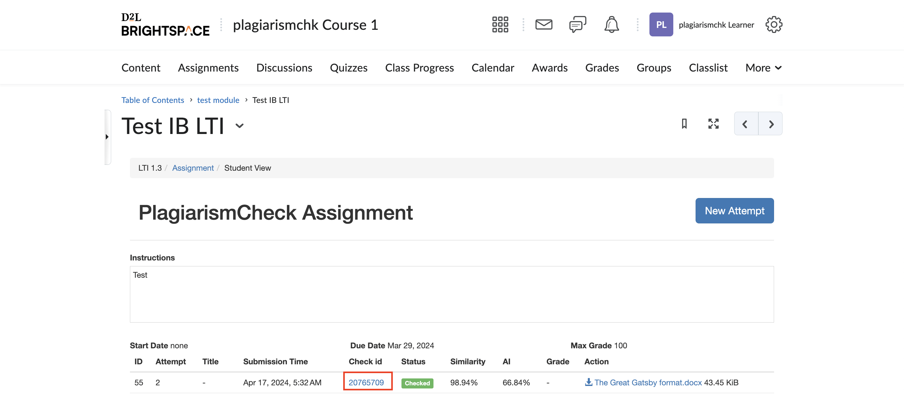 How to submit assignments to Brightspace