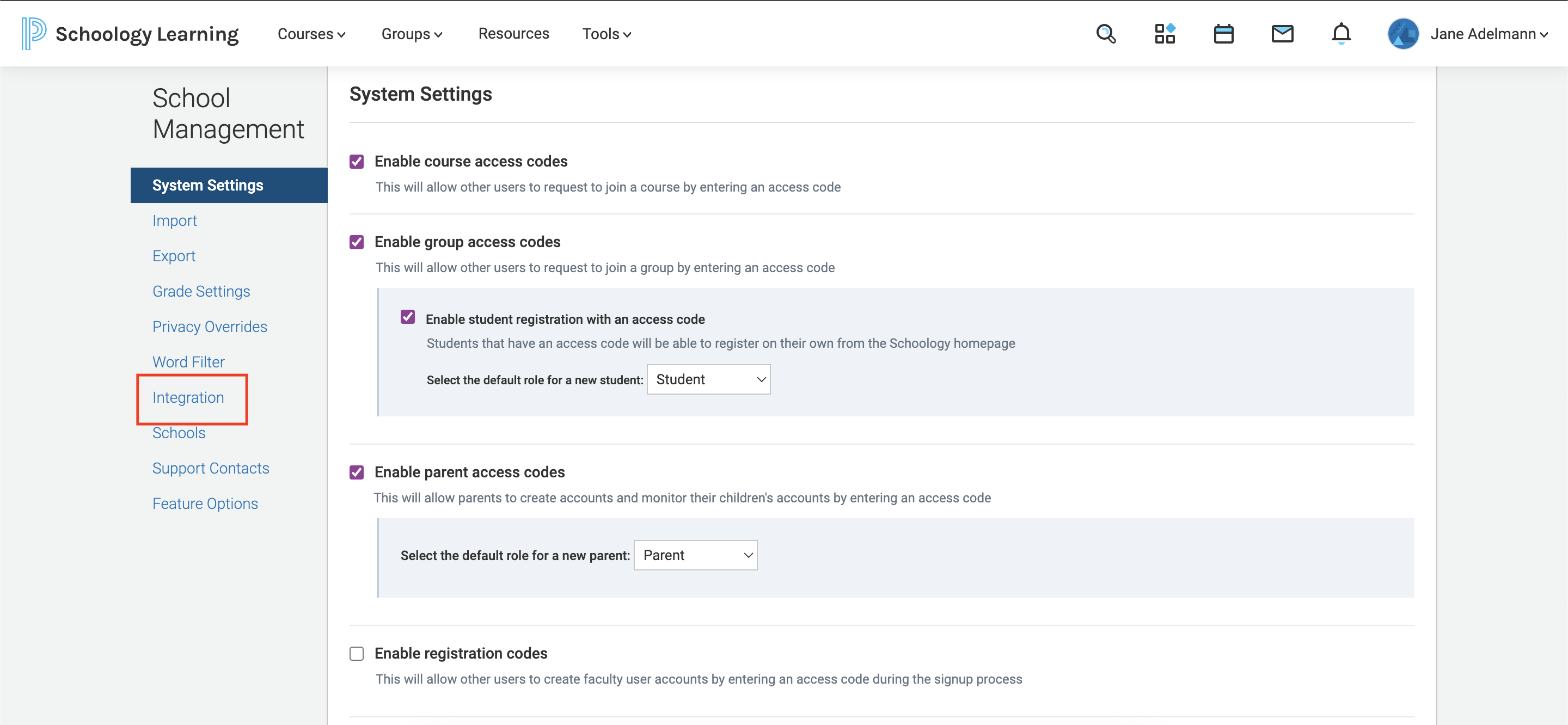 How to connect Schoology to PlagiarismCheck