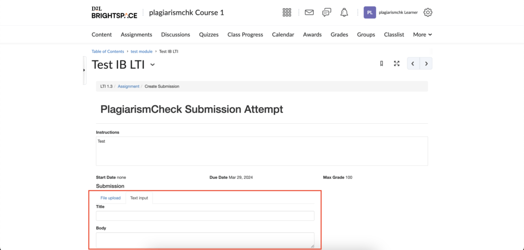 Query Data Upload Assignment How to submit assignments to Brightspace