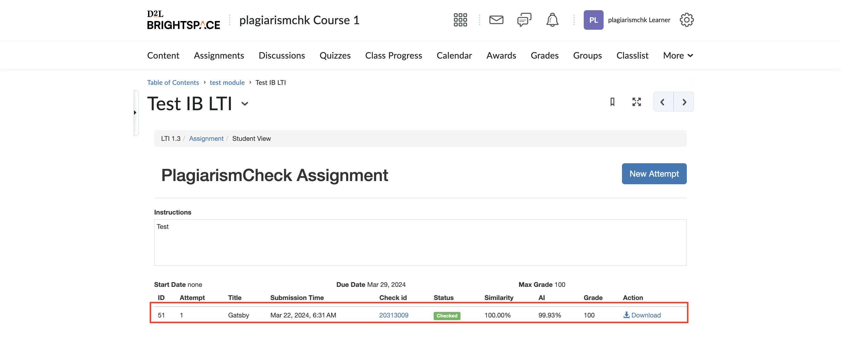 How to submit assignments to Brightspace for students