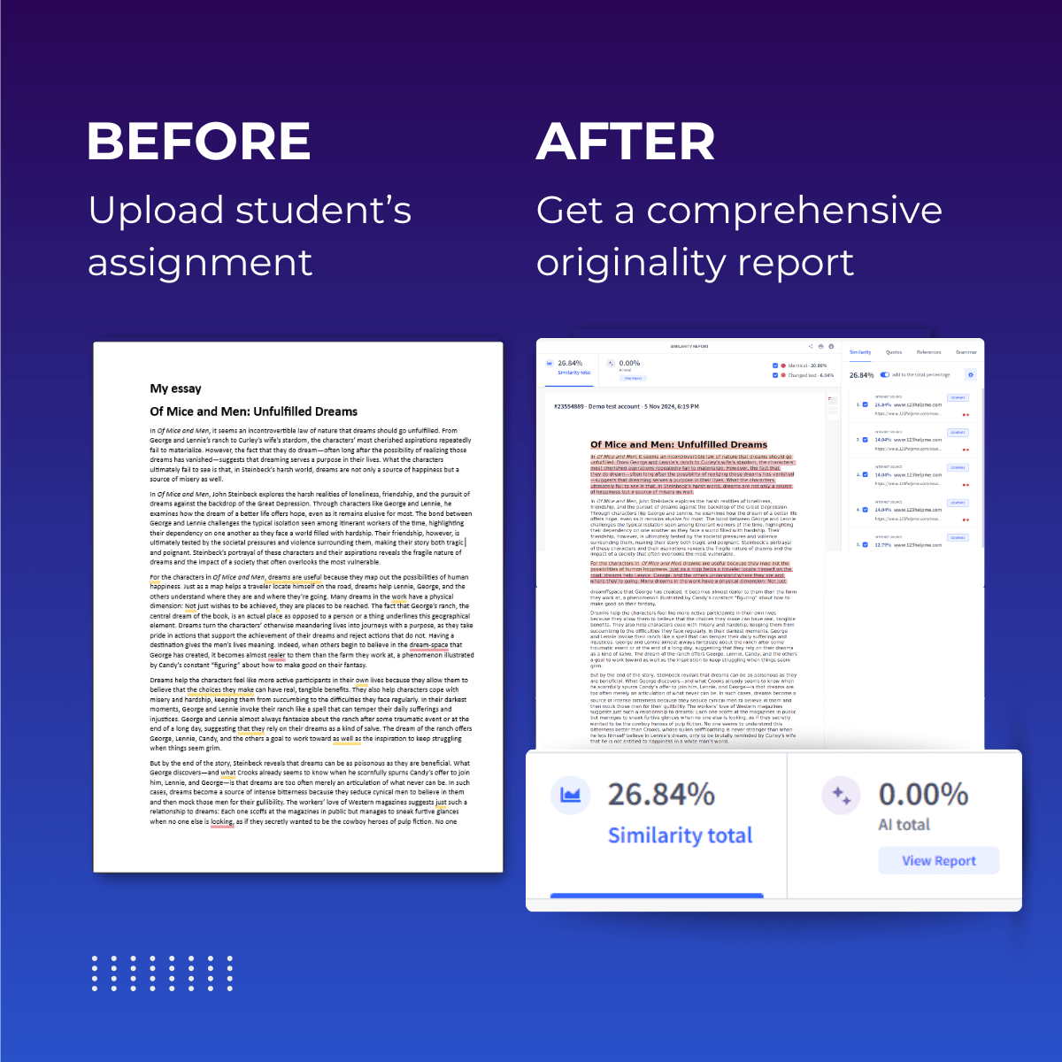 Can schools detect AI writing?