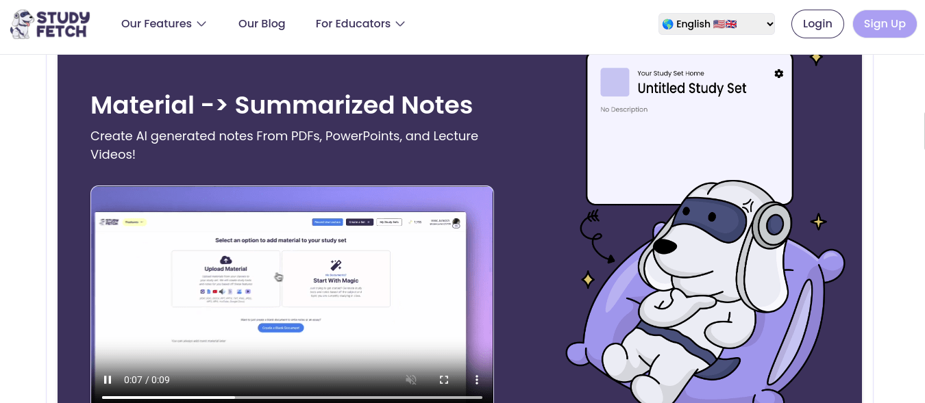 AI for taking notes